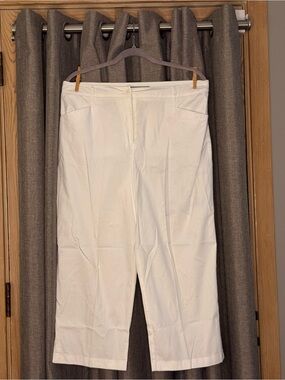 Croft & Barrow Stretch White Women’s Cropped Pants